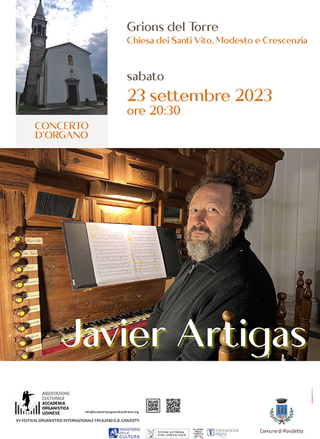 Organ concert Javier Artigas