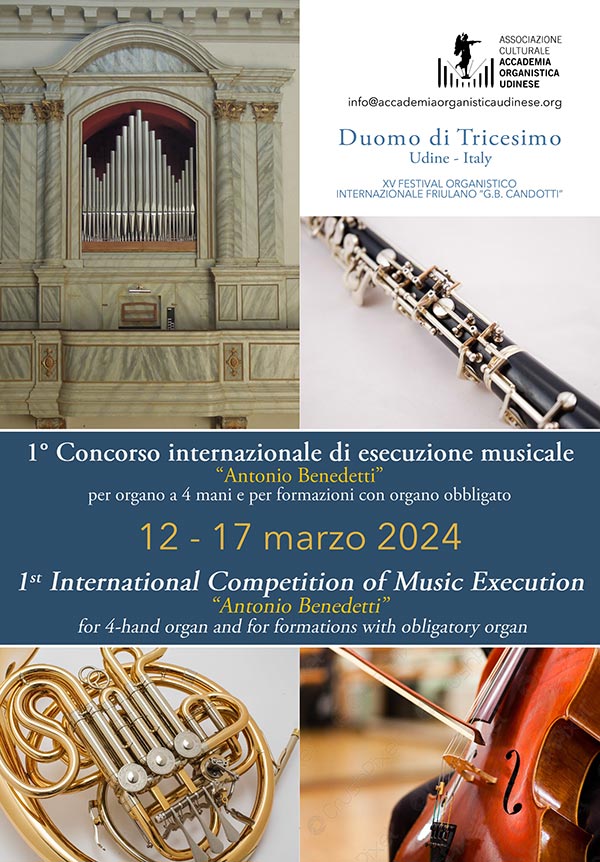 1. International Competition of Music Execution Tricesimo 2024