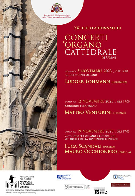Concerti d'Organo Cattedrale di Udine 2023