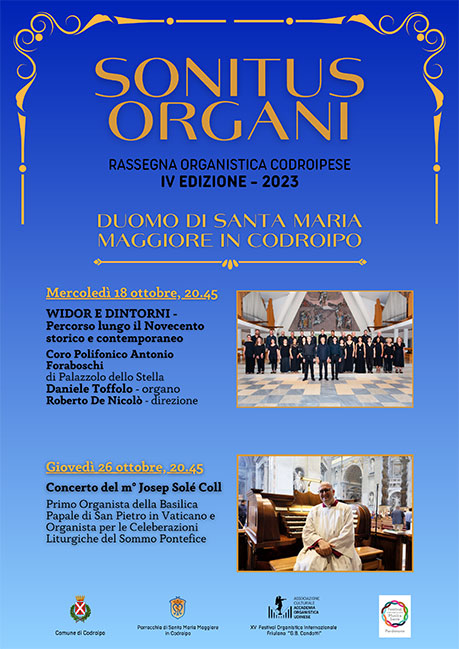 Sonitum Organi 2023 - Codroipo