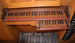 dettaglio organo Nacchini